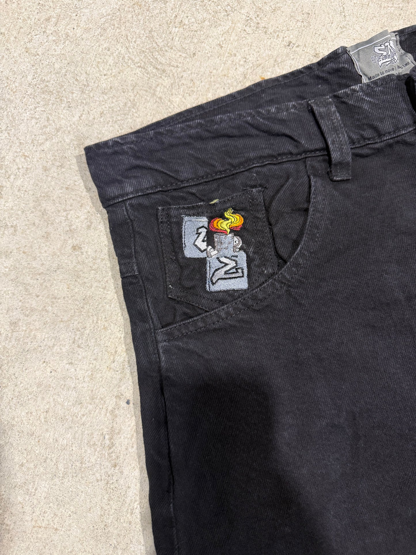 EAE Premium Heavyweight Jorts (Black/Grey)