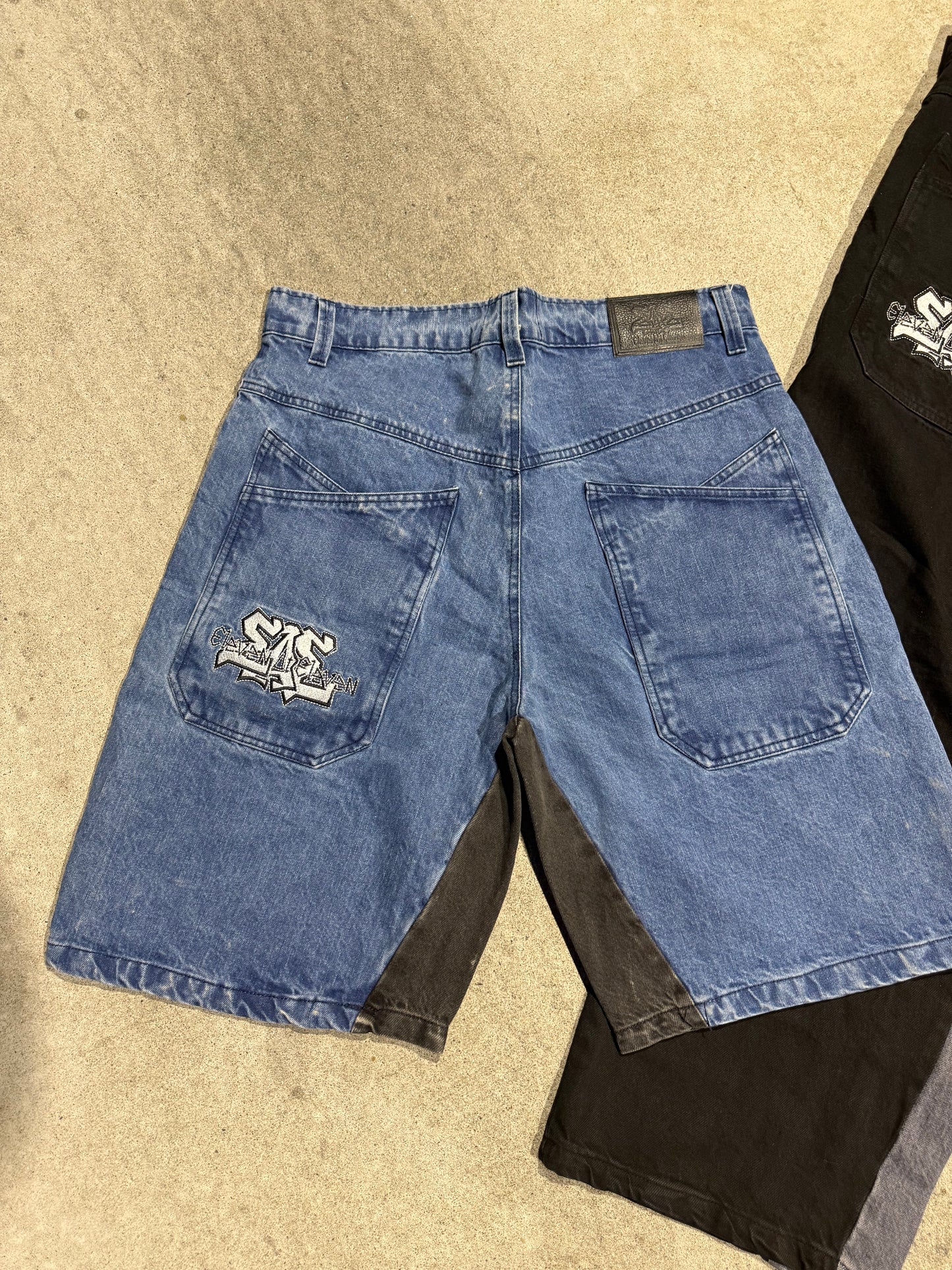EAE Premium Heavyweight Jorts (Blue/Black)