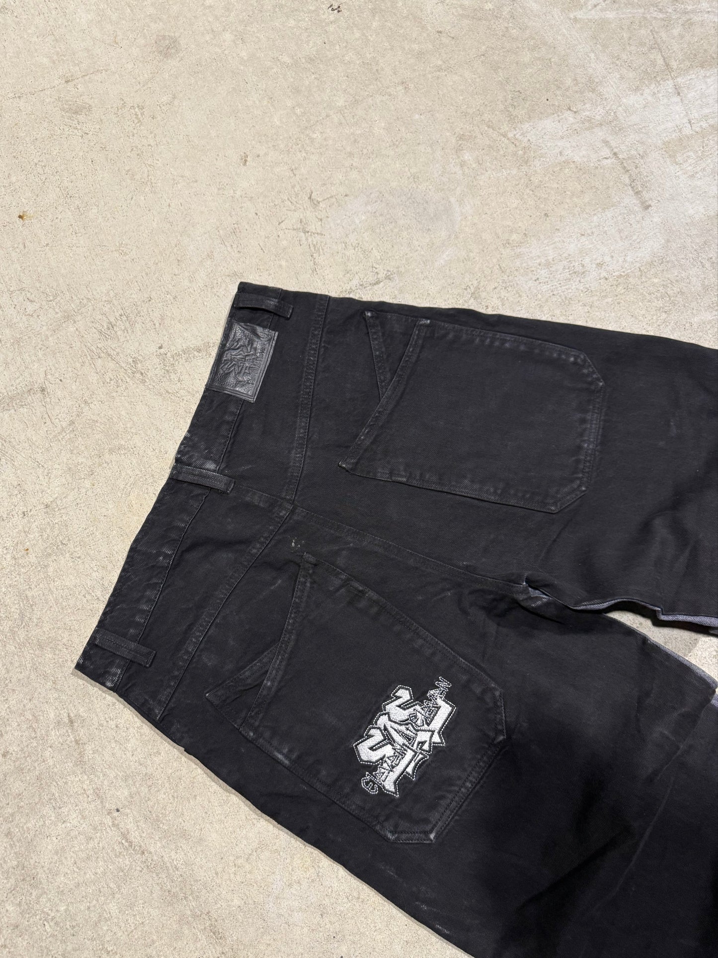 EAE Premium Heavyweight Jorts (Black/Grey)